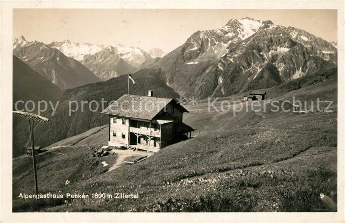 Mayrhofen Zillertal Alpengasthaus Penken Zillertaler Alpen
