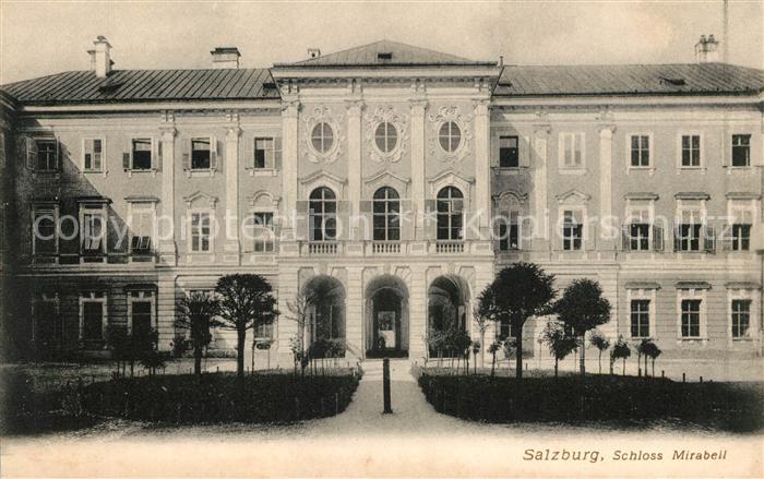 Salzburg Oesterreich Schloss Mirabell