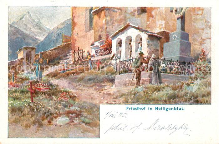 Heiligenblut Kaernten Friedhof Kuenstlerkarte