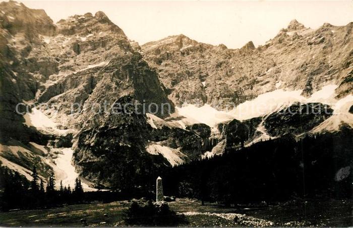 Eng Karwendel Ahornboden Denkmal Gebirgspanorama
