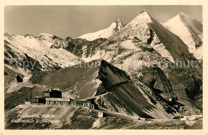 Fuscher Toerl Berggaststaette Grosser Glockner Hochalpenstrasse Hohe Tauern