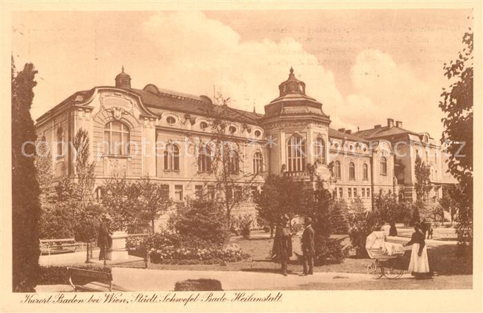 Baden Wien Staedtische Schwefel Bade Heilanstalt