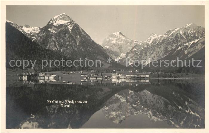 Pertisau Achensee Wasserspiegelung Alpen