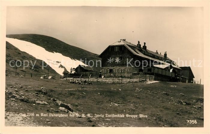 Kapellen Steiermark Karl Ludwighaus Berghuette Rax