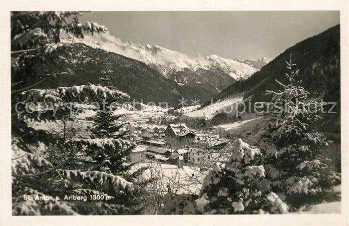 St Anton Arlberg Winterpanorama Alpen