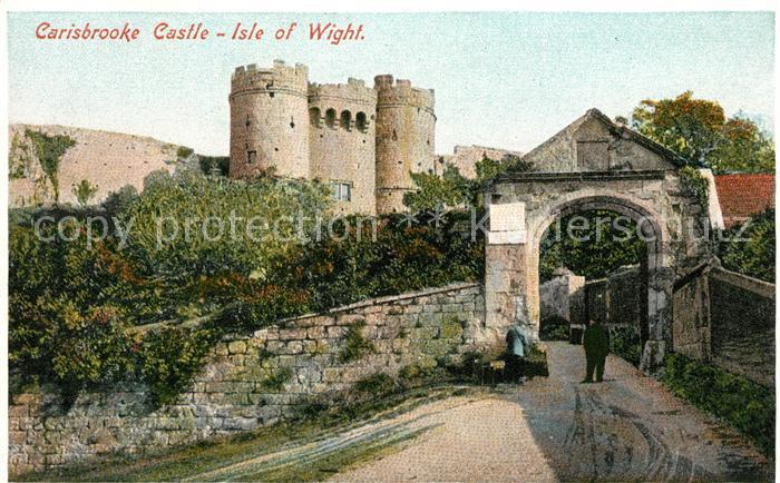Isle of Wight UK Carisbrooke Castle