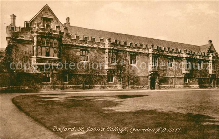 Oxford Oxfordshire St John's College founded 16th Century Frith's Series