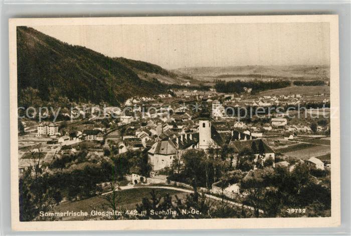 Gloggnitz Niederoesterreich Panorama Sommerfrische