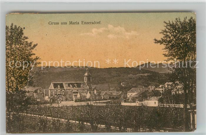 Maria Enzersdorf Ortsansicht mit Kirche