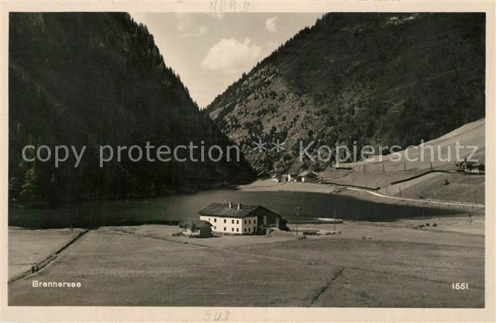 Brennersee Talblick Bauernhof Fliegeraufnahme