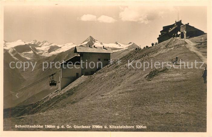 Schmittenhoehe Bergbahn Berghotel Grosser Glockner Kitzsteinhorn Hohe Tauern
