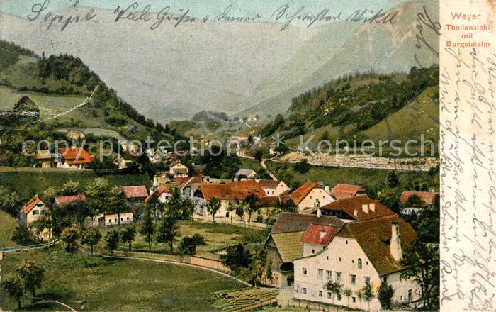 Weyer Enns Teilansicht mit Burgstallalm