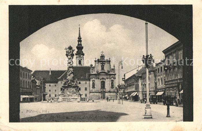 St Poelten AH Platz Pestsaeule