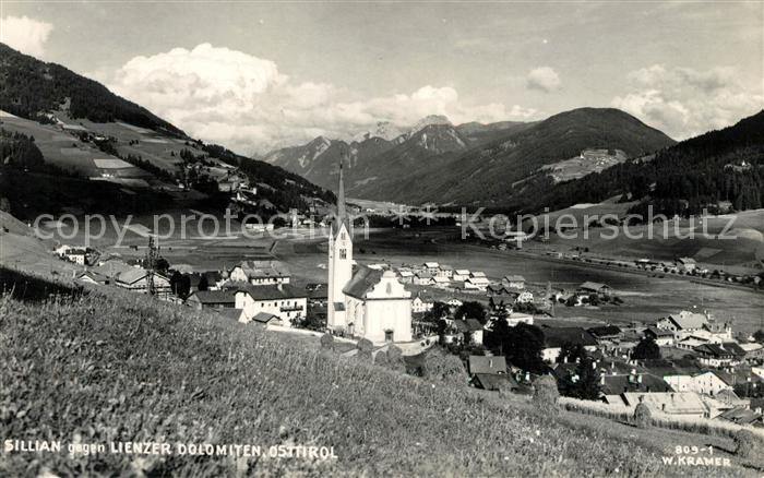 Sillian Tirol Panorama Blick gegen Lienzer Dolomiten