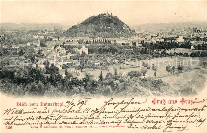 Graz Steiermark Panorama Blick vom Rainerkogl