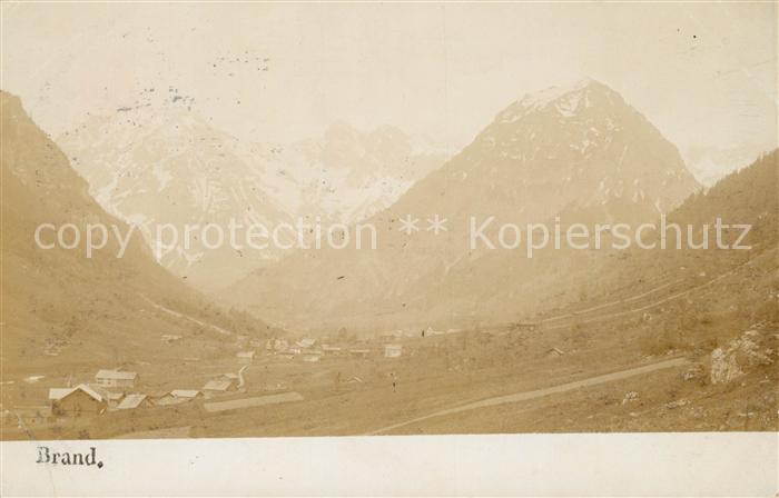 Brand Bludenz Landschaftspanorama Alpen