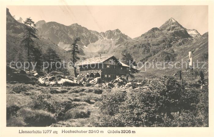 Lienz Tirol Lienzerhuette mit Hochschober und Gloedis Schobergruppe Serie Deutsc