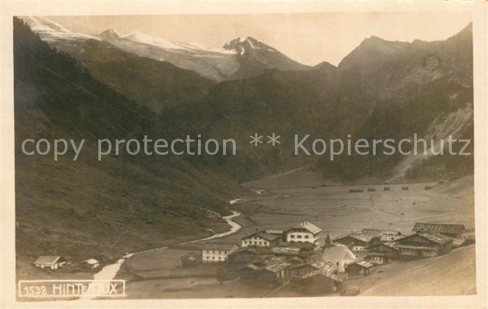 Hintertux Zillertal Alpenpanorama