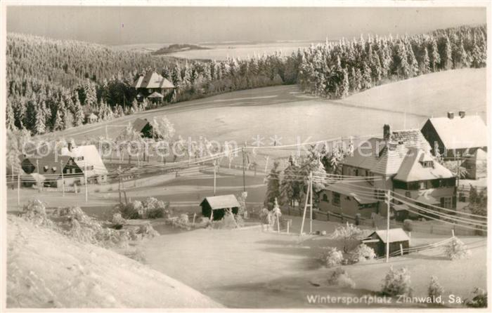 Zinnwald-Georgenfeld Panorama Wintersportplatz