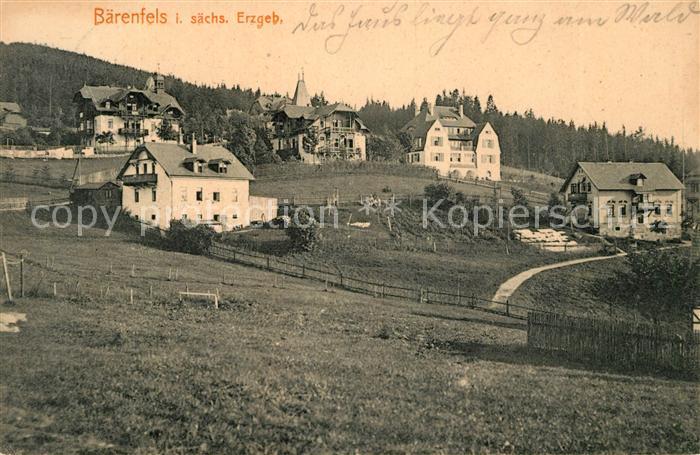 Baerenfels Erzgebirge Teilansicht