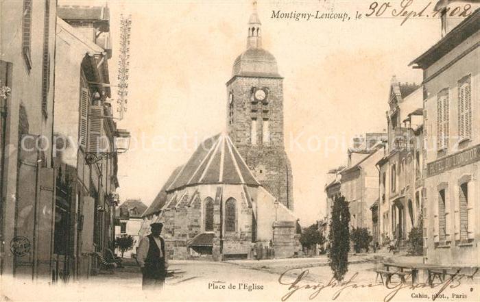 Montigny-Lencoup Place de l'Eglise