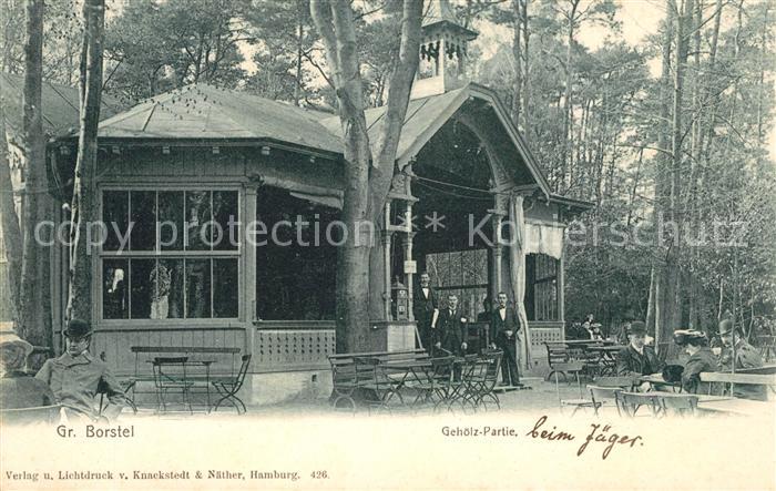 Gross Borstel Hamburg Gehoelzpartie Borsteler Jaeger Gaststaette Gartenrestauran