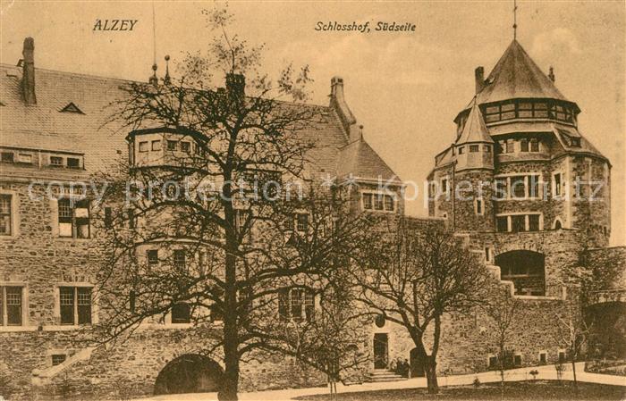Alzey Schlosshof Suedseite