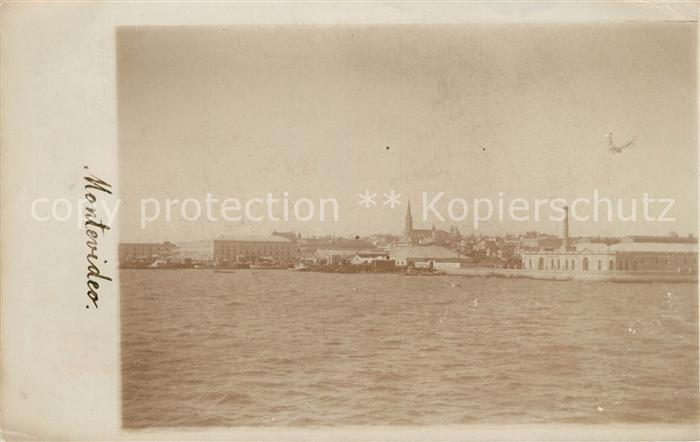 Montevideo Uruguay Ansicht vom Meer aus