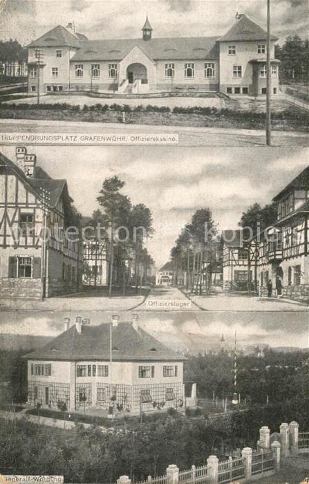 Grafenwoehr Truppenuebungsplatz Offizierskasino Offizierslager Generalswohnung