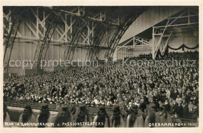 OBERAMMERGAU Bayern Passionstheater Zuschauerraum