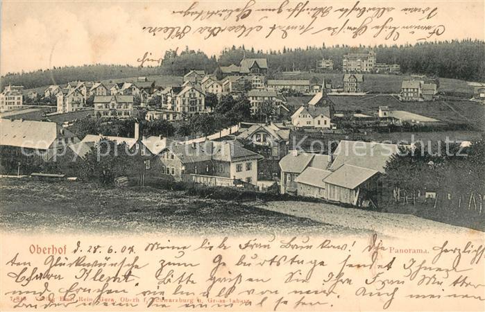 Oberhof Thueringen Panorama