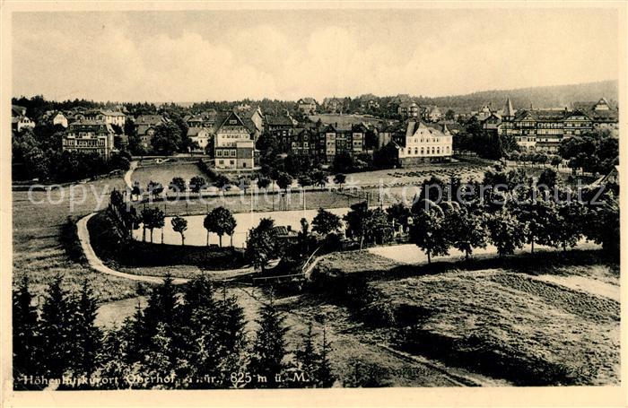 Oberhof Thueringen Panorama Hoehenluftkurort
