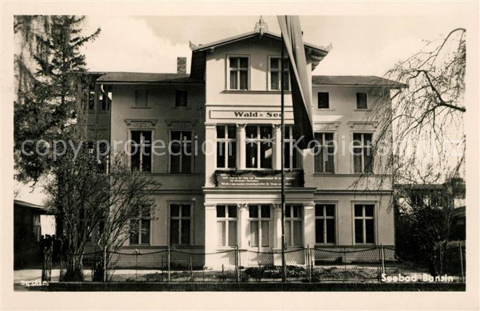 Bansin Ostseebad SVK Kinderheim Wald und See