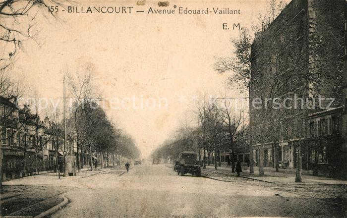 Billancourt-Boulogne Avenue Edouard Vaillant