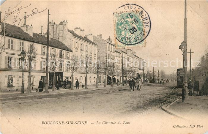 Boulogne-sur-Seine Bilancourt Chaussée du Pont