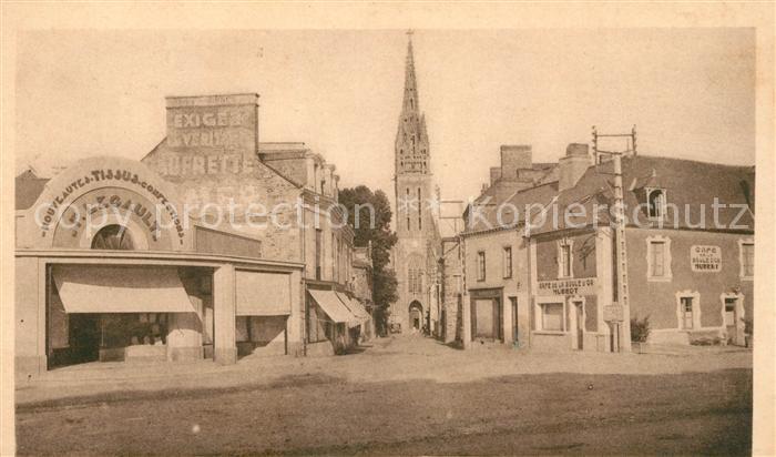 La Guerche Une Rue vers l'Eglise