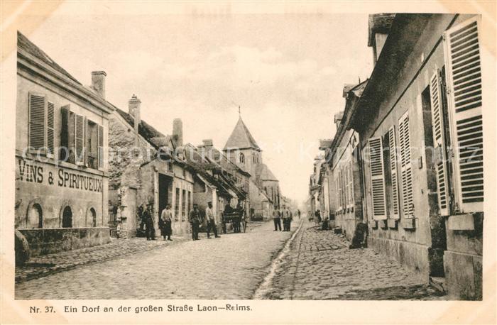Corbeny Nr 37 Ein Dorf an der grossen Strasse Laon Reims
