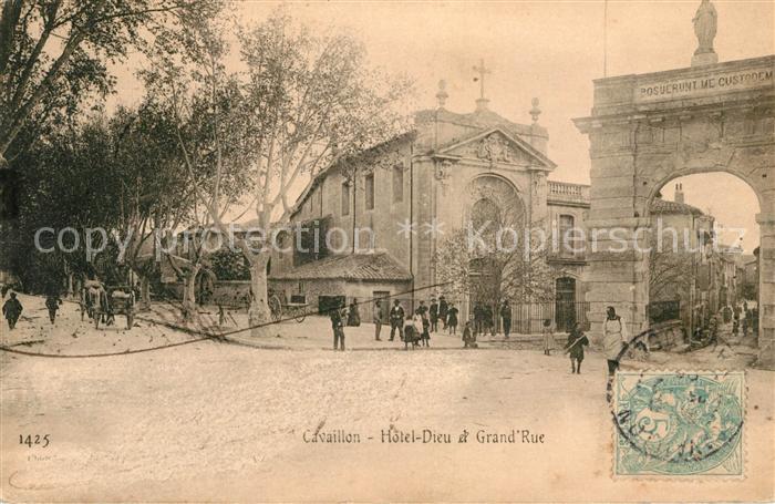 Cavaillon Hotel Dieu et Grande Rue
