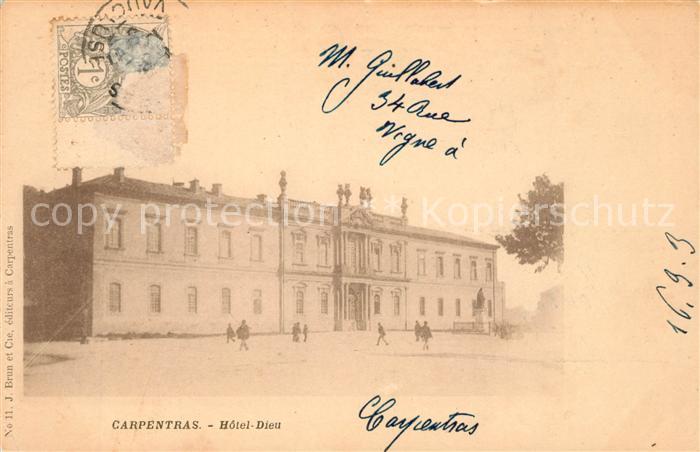 Carpentras Hotel Dieu
