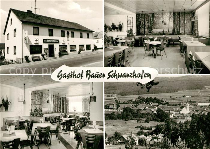 Schwarzhofen Gasthof Bauer Gastraum Panorama