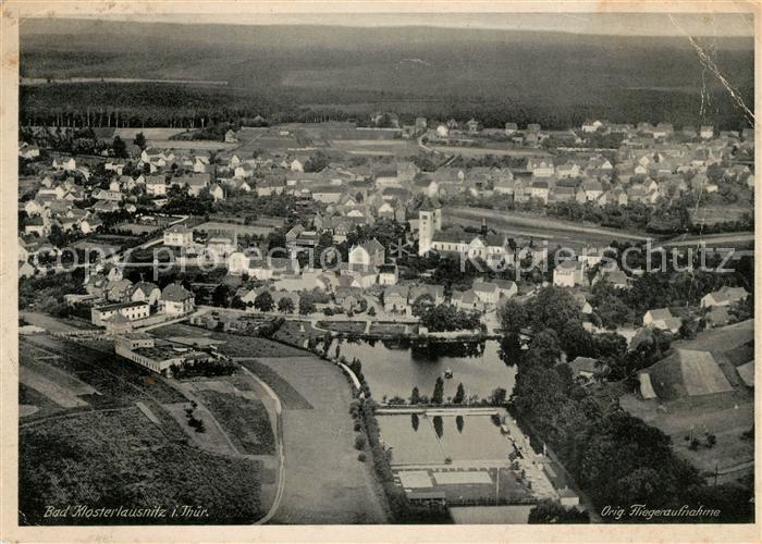 Bad Klosterlausnitz Original Fliegeraufnahme