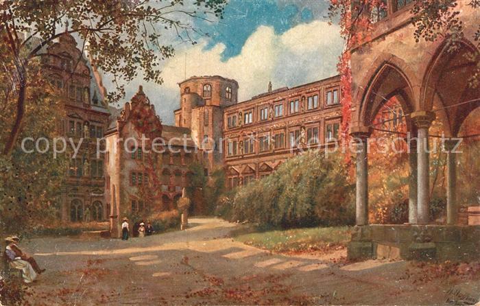 Hoffmann Heinrich Heidelberg Schlosshof