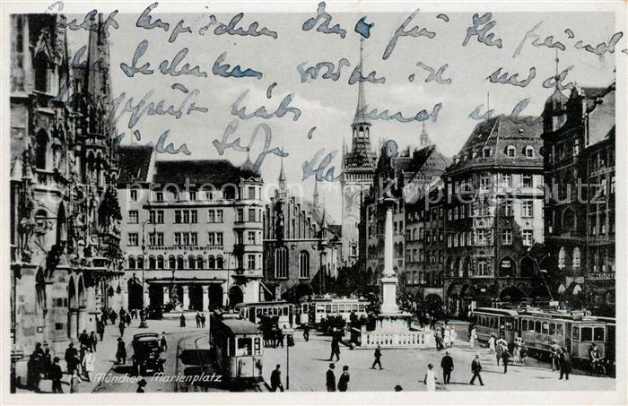 Strassenbahn München Marienplatz