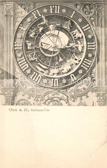 Uhren Ulm Donau Rathaus-Uhr