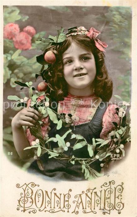 Foto EPR Nr. 86 Bonne Annee Kind Mädchen