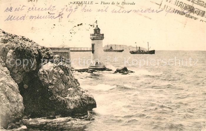 Leuchtturm Lighthouse Marseille Phare de la Desirade