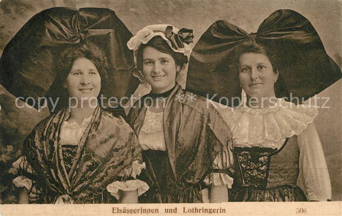 Trachten Alsace Elsass Lothringen
