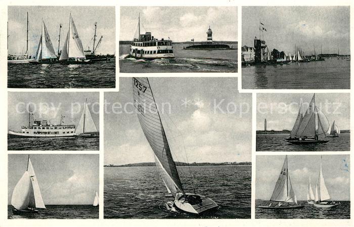 Segelboote Kieler Foerde
