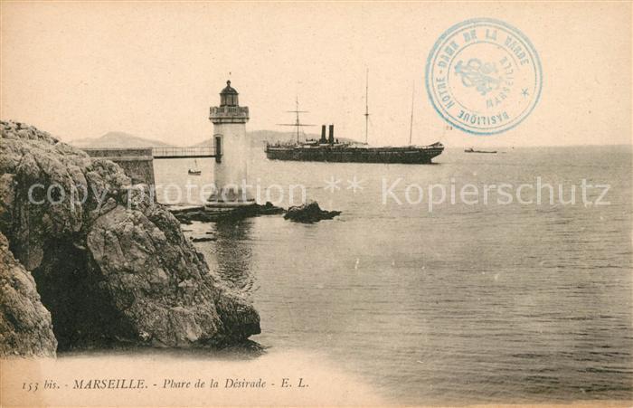 Leuchtturm Lighthouse Marseille Phare de la Desirade