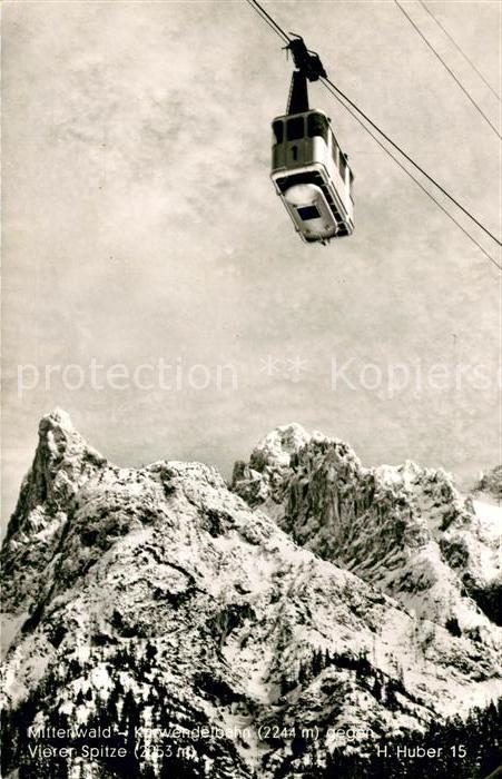 Seilbahn Mittenwald-Karwendel Vierer Spitze Foto